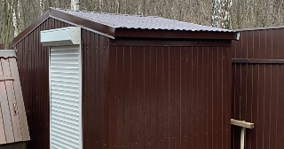 Сарай из металлопрофиля в Заволжье для дачи от Строй-Звл от 41392 рублей